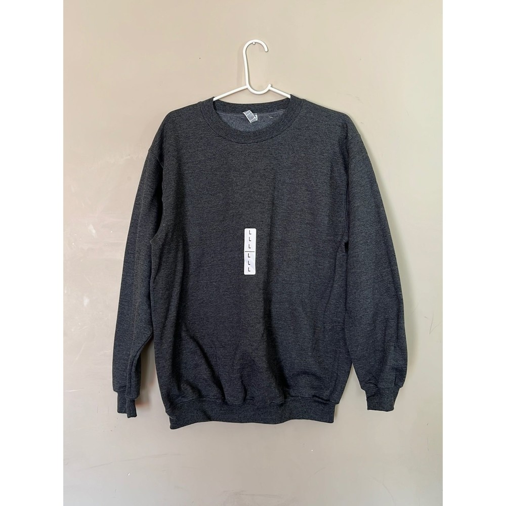 NEW. Grey Pullover Sweatshirt in a Large